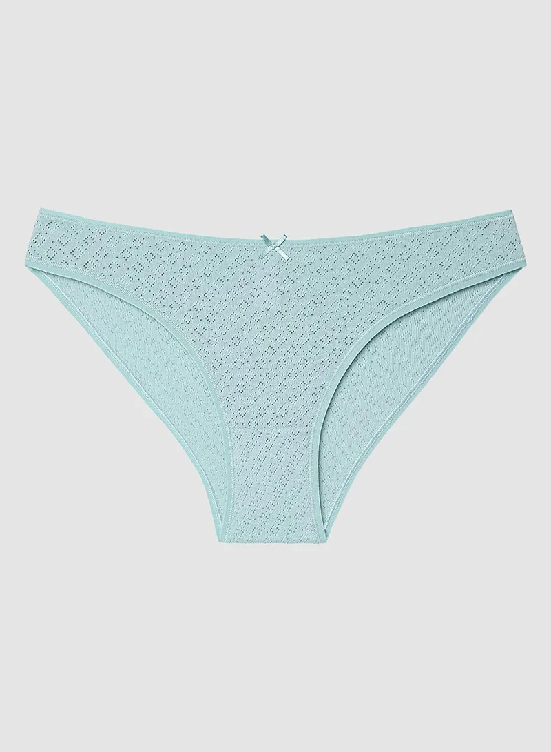 Penti Multicolour Penti Multicolour Blossom Low Waist Pointel 3-pack Slip Panties Briefs for Women | Best Price UAE